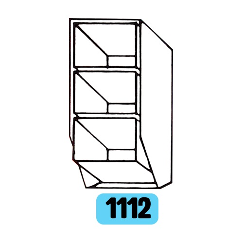 Container 300x150x110 + 3 cuvettes 140x88x98 - Lot de 10