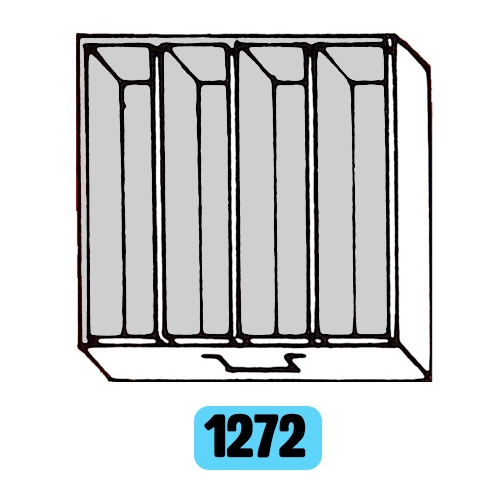 Tiroir 300x300x67 + 4 cuvettes 68x288x60 - Lot de 5