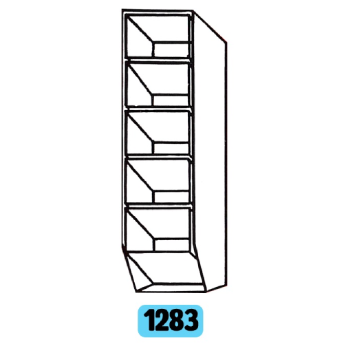 Container 500x150x110 + 5 cuvettes 140x88x98 - Lot de 10